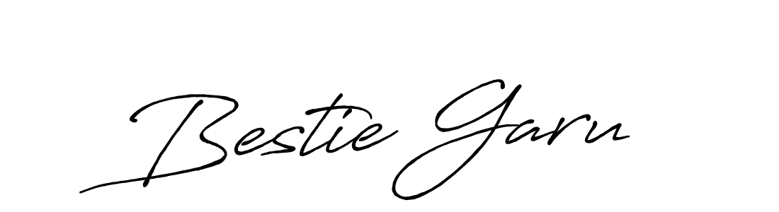 Use a signature maker to create a handwritten signature online. With this signature software, you can design (Antro_Vectra_Bolder) your own signature for name Bestie Garu. Bestie Garu signature style 7 images and pictures png