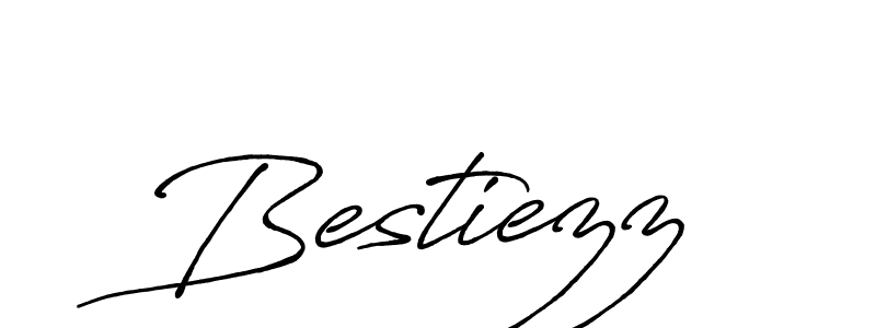 Antro_Vectra_Bolder is a professional signature style that is perfect for those who want to add a touch of class to their signature. It is also a great choice for those who want to make their signature more unique. Get Bestiezz name to fancy signature for free. Bestiezz signature style 7 images and pictures png
