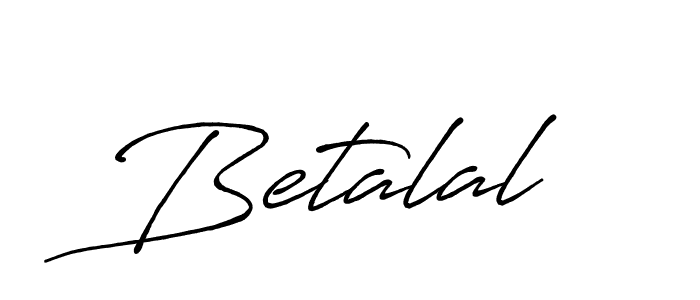 Design your own signature with our free online signature maker. With this signature software, you can create a handwritten (Antro_Vectra_Bolder) signature for name Betalal. Betalal signature style 7 images and pictures png