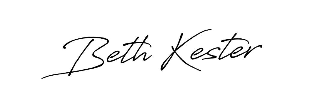 How to make Beth Kester signature? Antro_Vectra_Bolder is a professional autograph style. Create handwritten signature for Beth Kester name. Beth Kester signature style 7 images and pictures png