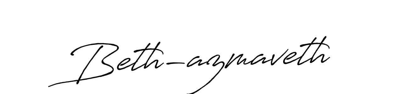 Make a beautiful signature design for name Beth-azmaveth. Use this online signature maker to create a handwritten signature for free. Beth-azmaveth signature style 7 images and pictures png