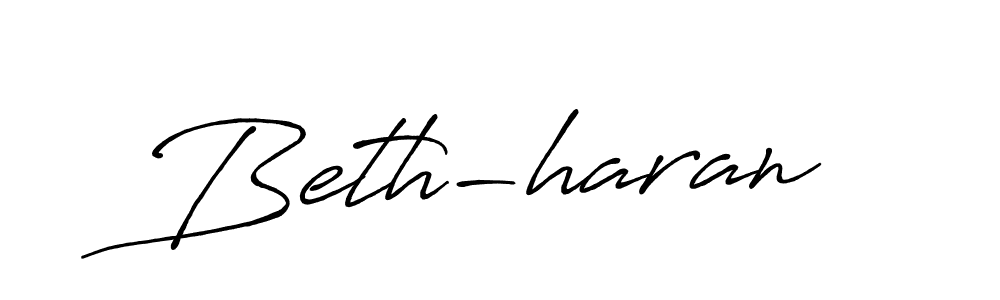 Create a beautiful signature design for name Beth-haran. With this signature (Antro_Vectra_Bolder) fonts, you can make a handwritten signature for free. Beth-haran signature style 7 images and pictures png