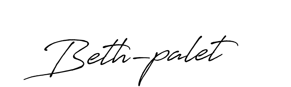 Design your own signature with our free online signature maker. With this signature software, you can create a handwritten (Antro_Vectra_Bolder) signature for name Beth-palet. Beth-palet signature style 7 images and pictures png