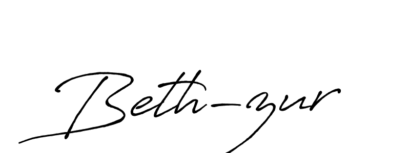 Make a beautiful signature design for name Beth-zur. With this signature (Antro_Vectra_Bolder) style, you can create a handwritten signature for free. Beth-zur signature style 7 images and pictures png