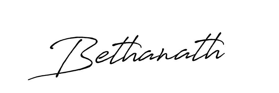 How to make Bethanath name signature. Use Antro_Vectra_Bolder style for creating short signs online. This is the latest handwritten sign. Bethanath signature style 7 images and pictures png