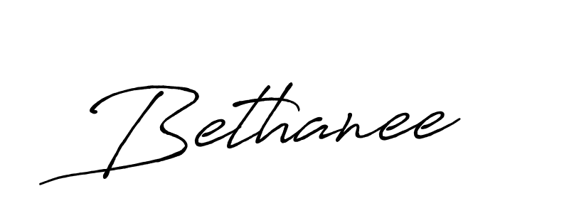 It looks lik you need a new signature style for name Bethanee. Design unique handwritten (Antro_Vectra_Bolder) signature with our free signature maker in just a few clicks. Bethanee signature style 7 images and pictures png