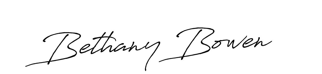 Similarly Antro_Vectra_Bolder is the best handwritten signature design. Signature creator online .You can use it as an online autograph creator for name Bethany Bowen. Bethany Bowen signature style 7 images and pictures png