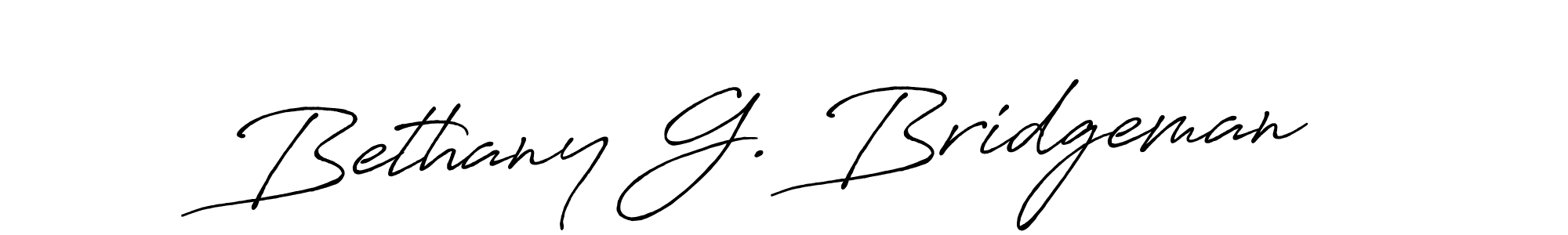 Best and Professional Signature Style for Bethany G. Bridgeman. Antro_Vectra_Bolder Best Signature Style Collection. Bethany G. Bridgeman signature style 7 images and pictures png