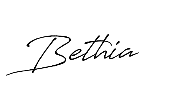 Create a beautiful signature design for name Bethia. With this signature (Antro_Vectra_Bolder) fonts, you can make a handwritten signature for free. Bethia signature style 7 images and pictures png
