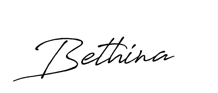 How to make Bethina name signature. Use Antro_Vectra_Bolder style for creating short signs online. This is the latest handwritten sign. Bethina signature style 7 images and pictures png
