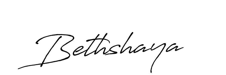 Make a beautiful signature design for name Bethshaya. With this signature (Antro_Vectra_Bolder) style, you can create a handwritten signature for free. Bethshaya signature style 7 images and pictures png