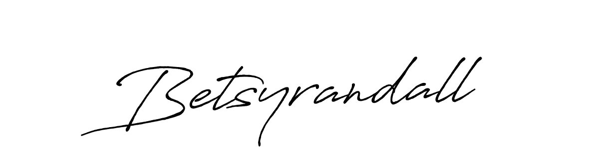 Make a beautiful signature design for name Betsyrandall. With this signature (Antro_Vectra_Bolder) style, you can create a handwritten signature for free. Betsyrandall signature style 7 images and pictures png