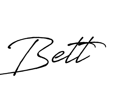 It looks lik you need a new signature style for name Bett. Design unique handwritten (Antro_Vectra_Bolder) signature with our free signature maker in just a few clicks. Bett signature style 7 images and pictures png