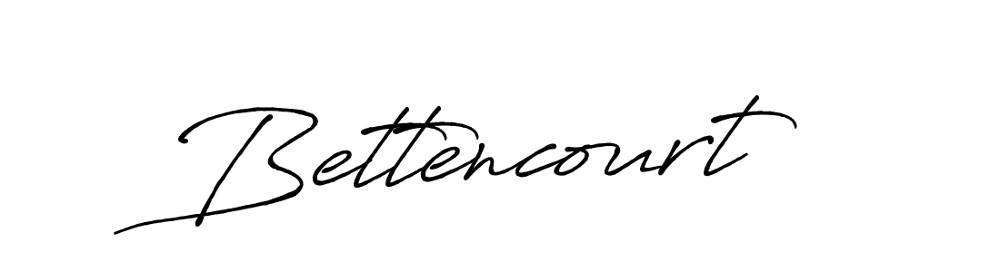 Create a beautiful signature design for name Bettencourt. With this signature (Antro_Vectra_Bolder) fonts, you can make a handwritten signature for free. Bettencourt signature style 7 images and pictures png