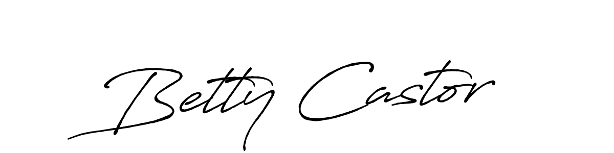Use a signature maker to create a handwritten signature online. With this signature software, you can design (Antro_Vectra_Bolder) your own signature for name Betty Castor. Betty Castor signature style 7 images and pictures png