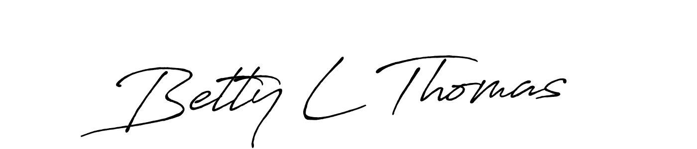 You should practise on your own different ways (Antro_Vectra_Bolder) to write your name (Betty L Thomas) in signature. don't let someone else do it for you. Betty L Thomas signature style 7 images and pictures png