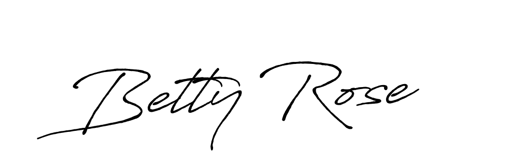 Design your own signature with our free online signature maker. With this signature software, you can create a handwritten (Antro_Vectra_Bolder) signature for name Betty Rose. Betty Rose signature style 7 images and pictures png