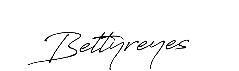 Make a beautiful signature design for name Bettyreyes. With this signature (Antro_Vectra_Bolder) style, you can create a handwritten signature for free. Bettyreyes signature style 7 images and pictures png