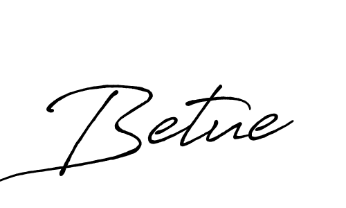 How to make Betue name signature. Use Antro_Vectra_Bolder style for creating short signs online. This is the latest handwritten sign. Betue signature style 7 images and pictures png