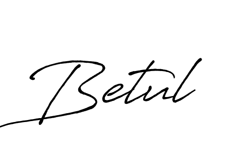 You should practise on your own different ways (Antro_Vectra_Bolder) to write your name (Betul) in signature. don't let someone else do it for you. Betul signature style 7 images and pictures png