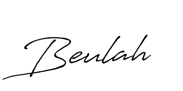 How to make Beulah name signature. Use Antro_Vectra_Bolder style for creating short signs online. This is the latest handwritten sign. Beulah signature style 7 images and pictures png