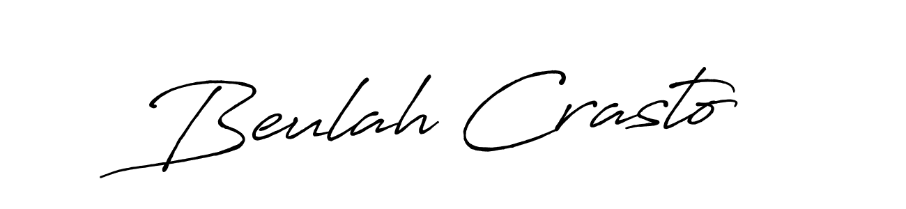 if you are searching for the best signature style for your name Beulah Crasto. so please give up your signature search. here we have designed multiple signature styles  using Antro_Vectra_Bolder. Beulah Crasto signature style 7 images and pictures png