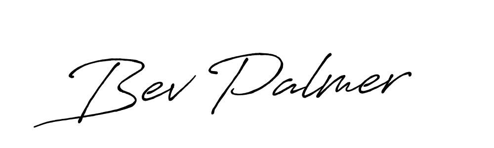 Bev Palmer stylish signature style. Best Handwritten Sign (Antro_Vectra_Bolder) for my name. Handwritten Signature Collection Ideas for my name Bev Palmer. Bev Palmer signature style 7 images and pictures png