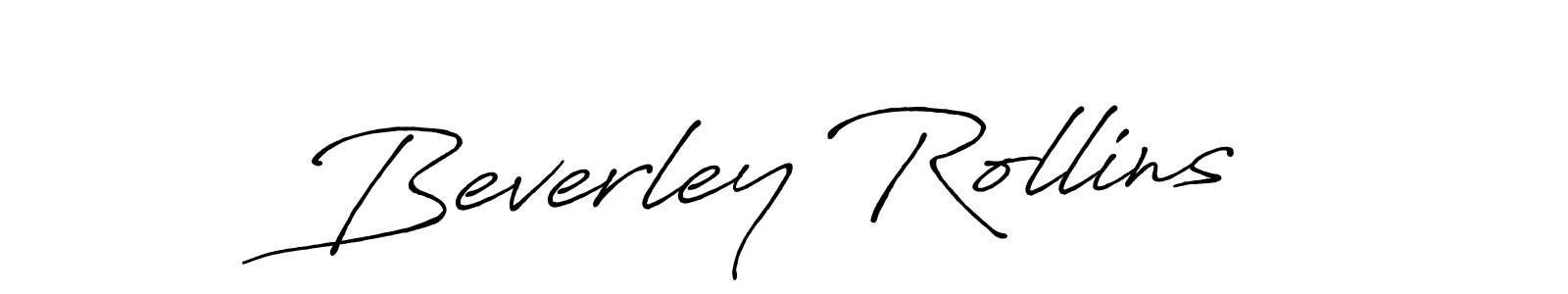 How to make Beverley Rollins signature? Antro_Vectra_Bolder is a professional autograph style. Create handwritten signature for Beverley Rollins name. Beverley Rollins signature style 7 images and pictures png