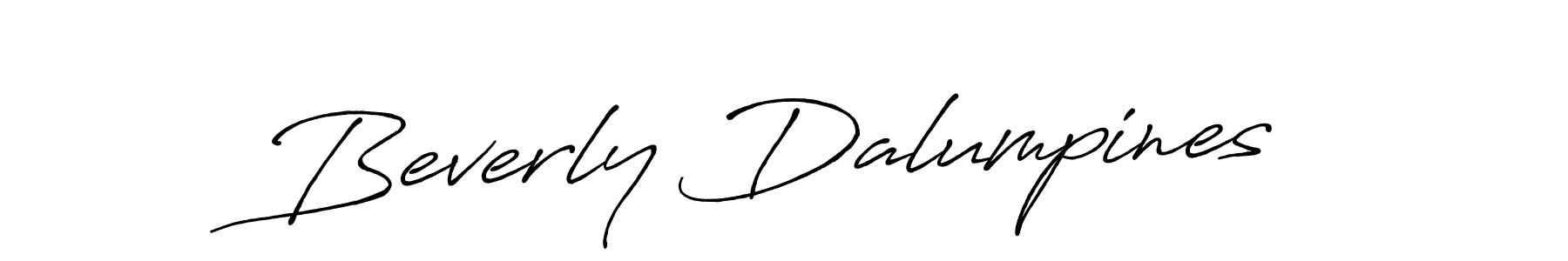 Design your own signature with our free online signature maker. With this signature software, you can create a handwritten (Antro_Vectra_Bolder) signature for name Beverly Dalumpines. Beverly Dalumpines signature style 7 images and pictures png