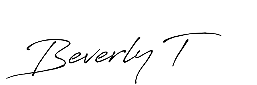 Design your own signature with our free online signature maker. With this signature software, you can create a handwritten (Antro_Vectra_Bolder) signature for name Beverly T. Beverly T signature style 7 images and pictures png