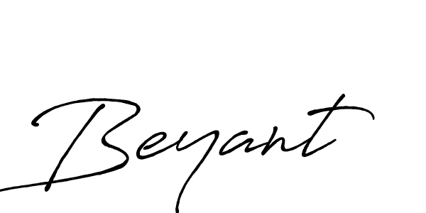 Use a signature maker to create a handwritten signature online. With this signature software, you can design (Antro_Vectra_Bolder) your own signature for name Beyant. Beyant signature style 7 images and pictures png