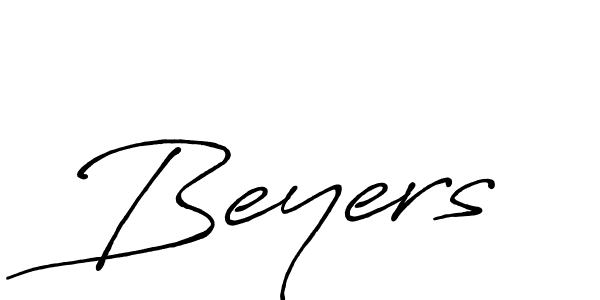 How to make Beyers name signature. Use Antro_Vectra_Bolder style for creating short signs online. This is the latest handwritten sign. Beyers signature style 7 images and pictures png