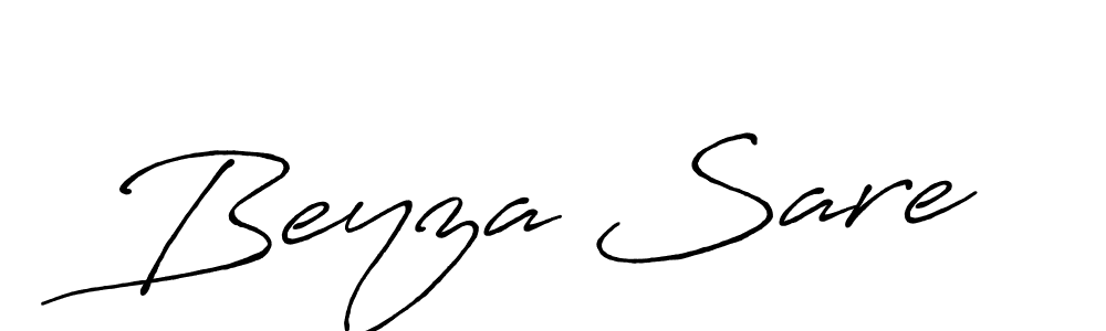 Use a signature maker to create a handwritten signature online. With this signature software, you can design (Antro_Vectra_Bolder) your own signature for name Beyza Sare. Beyza Sare signature style 7 images and pictures png