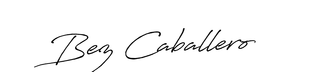 How to Draw Bez Caballero signature style? Antro_Vectra_Bolder is a latest design signature styles for name Bez Caballero. Bez Caballero signature style 7 images and pictures png