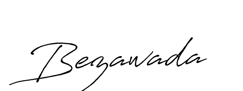 Design your own signature with our free online signature maker. With this signature software, you can create a handwritten (Antro_Vectra_Bolder) signature for name Bezawada. Bezawada signature style 7 images and pictures png