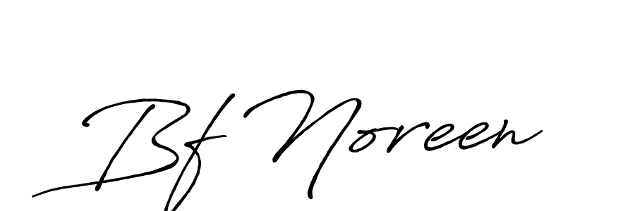 Make a beautiful signature design for name Bf Noreen. With this signature (Antro_Vectra_Bolder) style, you can create a handwritten signature for free. Bf Noreen signature style 7 images and pictures png