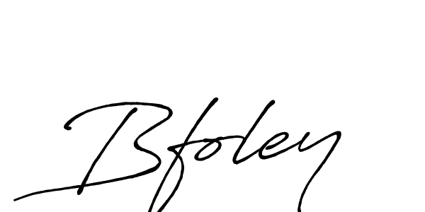 Create a beautiful signature design for name Bfoley. With this signature (Antro_Vectra_Bolder) fonts, you can make a handwritten signature for free. Bfoley signature style 7 images and pictures png