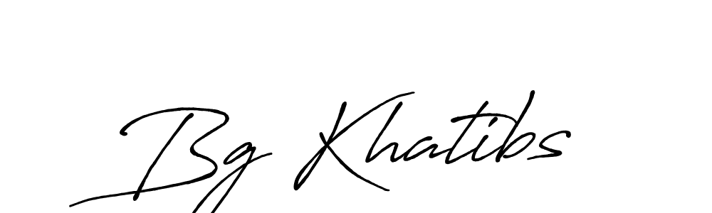 How to Draw Bg Khatibs signature style? Antro_Vectra_Bolder is a latest design signature styles for name Bg Khatibs. Bg Khatibs signature style 7 images and pictures png