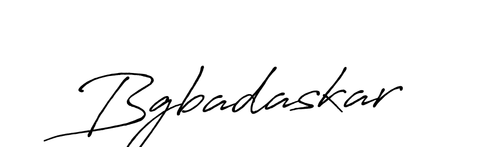 Also we have Bgbadaskar name is the best signature style. Create professional handwritten signature collection using Antro_Vectra_Bolder autograph style. Bgbadaskar signature style 7 images and pictures png