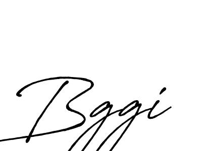 How to make Bggi signature? Antro_Vectra_Bolder is a professional autograph style. Create handwritten signature for Bggi name. Bggi signature style 7 images and pictures png