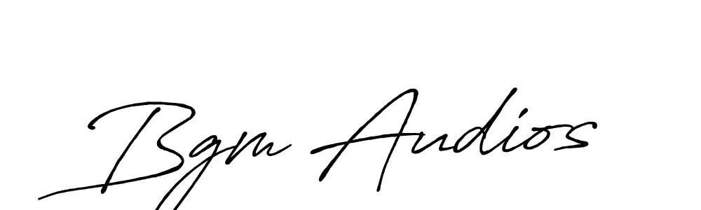 Antro_Vectra_Bolder is a professional signature style that is perfect for those who want to add a touch of class to their signature. It is also a great choice for those who want to make their signature more unique. Get Bgm Audios name to fancy signature for free. Bgm Audios signature style 7 images and pictures png