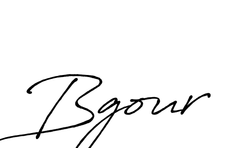 How to make Bgour name signature. Use Antro_Vectra_Bolder style for creating short signs online. This is the latest handwritten sign. Bgour signature style 7 images and pictures png