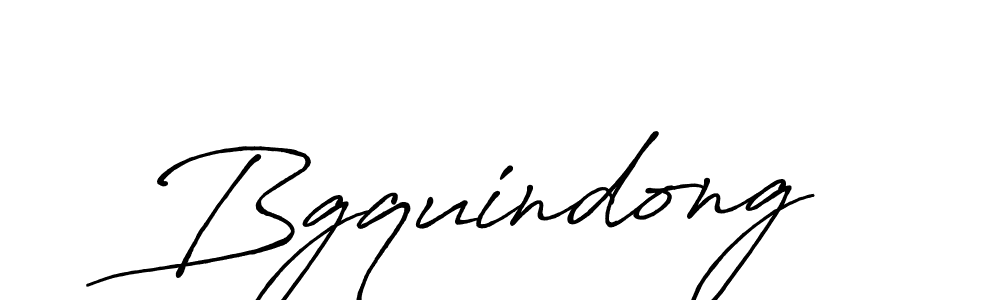 Make a beautiful signature design for name Bgquindong. With this signature (Antro_Vectra_Bolder) style, you can create a handwritten signature for free. Bgquindong signature style 7 images and pictures png