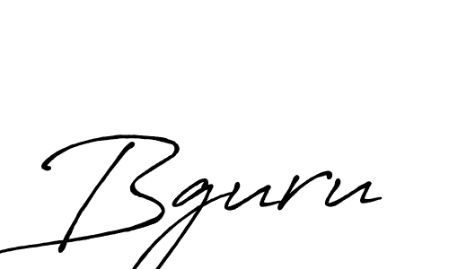 Make a beautiful signature design for name Bguru. With this signature (Antro_Vectra_Bolder) style, you can create a handwritten signature for free. Bguru signature style 7 images and pictures png