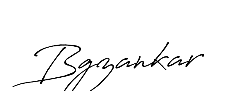 Make a beautiful signature design for name Bgzankar. With this signature (Antro_Vectra_Bolder) style, you can create a handwritten signature for free. Bgzankar signature style 7 images and pictures png