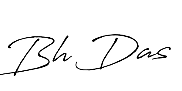 The best way (Antro_Vectra_Bolder) to make a short signature is to pick only two or three words in your name. The name Bh Das include a total of six letters. For converting this name. Bh Das signature style 7 images and pictures png