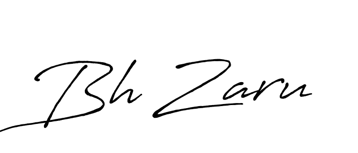 Make a beautiful signature design for name Bh Zaru. Use this online signature maker to create a handwritten signature for free. Bh Zaru signature style 7 images and pictures png