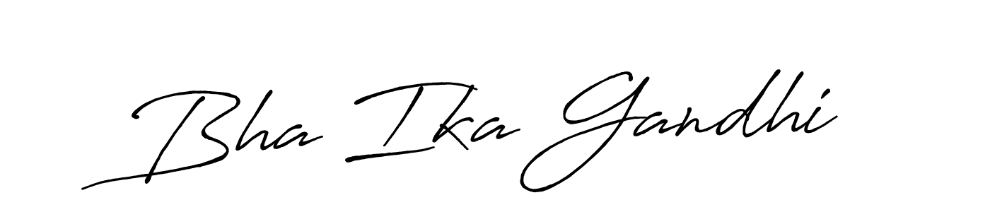 The best way (Antro_Vectra_Bolder) to make a short signature is to pick only two or three words in your name. The name Bha Ika Gandhi include a total of six letters. For converting this name. Bha Ika Gandhi signature style 7 images and pictures png