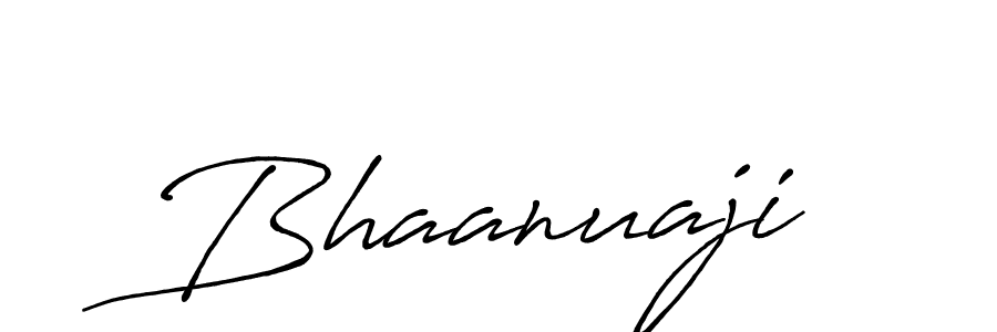 Create a beautiful signature design for name Bhaanuaji. With this signature (Antro_Vectra_Bolder) fonts, you can make a handwritten signature for free. Bhaanuaji signature style 7 images and pictures png