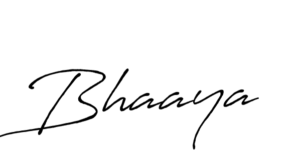 Design your own signature with our free online signature maker. With this signature software, you can create a handwritten (Antro_Vectra_Bolder) signature for name Bhaaya. Bhaaya signature style 7 images and pictures png
